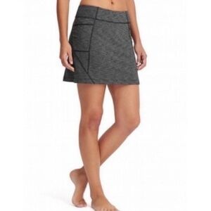 Athleta | Excursion Skort Skirt Side Pockets 153396 Heathered Charcoal Gray (S)